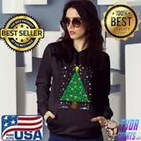Dead Skull Lovers Holiday Family Matching Christmas Tree T Shirt