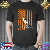 Deadlift Skeleton Flag Shirt Unisex