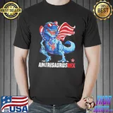 Dinosaur 4th Of July Amerisaurus American Flag Shirt Unisex