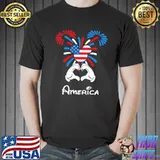 Disney Mickey I Love America 4th Of July America Flag Shirt Unisex