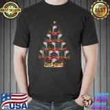 Dolphin Fish Xmas Tree Lighting Dolphin Christmas Tree T Shirt Unisex