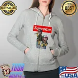 Dustin And Steve Stranger Things Supreme Shirt Full Zip Hooded