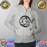 Frigg Northern Goddess Art Shirt Full Zip Hooded