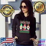 Funny chilling With My Gnomies Ugly Unisex Sweatshirt