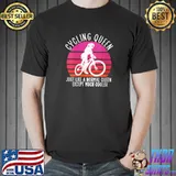Funny cycling queen except much cooler, Bicycle, T-s Unisex