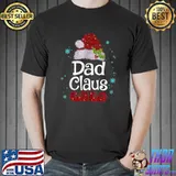Funny Dad Clause Christmas Pajama Family Matching Xmas Holiday T-Shirt