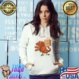 Funny funny Fake Cat Meow Thanksgiving Turkey Cat T-Shirt