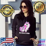 Funny Funny Mamacorn Unicorn Costume Mom Christmas T Shirt