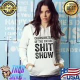 Funny funny Mom Dad Boss Manager Teacher-Coordinator Shit-Show T-s Hoodie