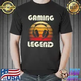 Funny Gaming Legend PC Gamer Video Games Boys Teens Kids T-shirt