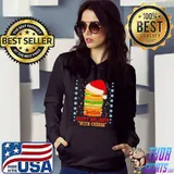 Funny Happy Holidays With Cheese Christmas 2020 Cheeseburger Gift T-Shirt