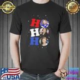 Funny Ho Ho Ho Nancy Pelosi Harris and Alexandria Christmas Unisex