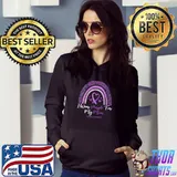 Funny i Wear Purple For My Mom Epilepsy Awareness Month T-shirt
