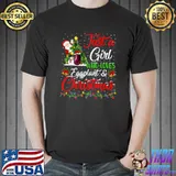Funny Just A Girl Who Loves Eggplant And Christmas Premium T-Shirt