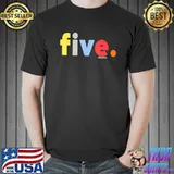 Funny kids 5th Birthday Shirt Boy 5 Five Year Old Age 5 Gift Ideas T Shirt