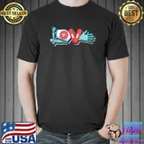 Funny love lettering graphic Nurse Appreciation T-s Unisex