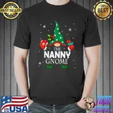 Funny matching Family Funny The Nanny Gnome Christmas PJ Group T Shirt