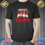Funny Merry Christmas Gnome Ugly Gnome Xmas Kids Adults Gift T Shirt Unisex
