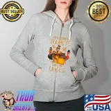 Funny my Favorite Turkeys Call Me Uncle Thanksgiving Day Uncle T-Shirt Full Zip Hooded
