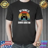 Funny my Name Is Jerome And I Have A Gaming Addiction T-s Unisex