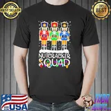 Funny Nutcracker squad ballet dance christmas xmas lights shirt