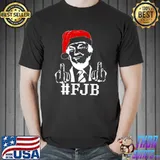 Funny Official Santa Donald Trump Fuck #FJB Merry Christmas Shirt