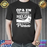 Funny Opa En Kleindochter Hij Is Haar Held Zij Is Zijin Prinses Shirt