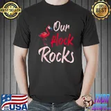 Funny Our Flock Rocks Zoo Keeper Geschenk Flamingo Shirt