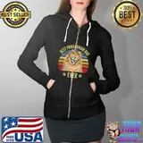 Funny pomeranian Best Dog Dad Ever Retro Sunset Beach Vibe T-s Full Zip Hooded