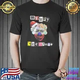 Funny Scarry Santa Clown Merry Creepmas Unisex T-Shirt