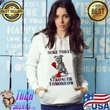 Funny Sore Today Stronger Tomorrow Pitbull Shirt