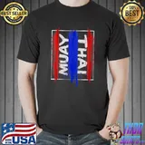 Funny thailand Martial Arts Muay Thai Karate T-Shirt Unisex