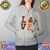 Funny thanksgiving turkey love apparel women men T-Shirt Full Zip Hooded