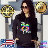 Funny the 23 Crew Class Of 2023 Tie Dye Graduation Team T-Shirt