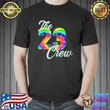 Funny the 23 Crew Class Of 2023 Tie Dye Graduation Team T-Shirt Unisex