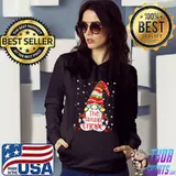 Funny the Grandma Gnome Matching Family Christmas Pajamas Costume T-shirt