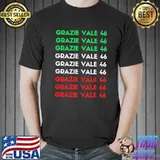 Funny Vale Rossi Grazie Vale 46 Unisex T-Shirt Unisex