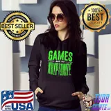 Funny Video Online Gamer Humor Games Are My Kryptonite T-Shirt
