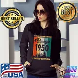 Funny Vintage 1950 72nd Birthday Retro 72 Years Of Being Awesome T Shirt