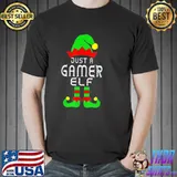 Gamer Elf Family Christmas Matching Pajama T-Shirt Unisex