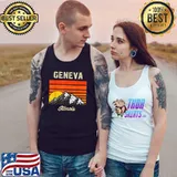 Geneva Illinois Retro City State USA Souvenir T-Shirt Tank Top