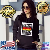 German Dad Just Like A Normal Dad Except Much Cooler Scotland Flag Shirt