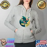 Gojira Gate Japaneses Shirt Full Zip Hooded