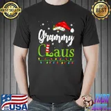 Grammy Claus Shirt Christmas Pajama Family Matching Xmas T Shirt Unisex
