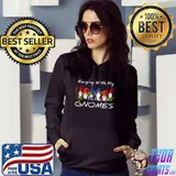 Hanging With Gnomies Gnome Christmas Xmas Shirt