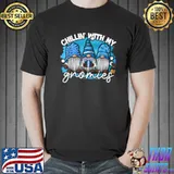 Hanging With My Gnomies Funny Garden Gnome Pajama Christmas T Shirt Unisex