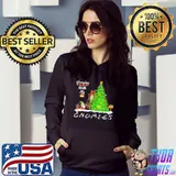 Hanging With My Gnomies Gnome Family Christmas T-Shirt
