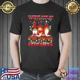 Hanging With My SPED Teacher Gnomes Ugly Xmas Matching T-Shirt Unisex