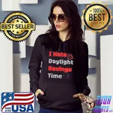 I Hate Daylight Savings Time Clocks Shirt