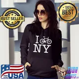 I Love Ny Bicycle Shirt Hoodie
